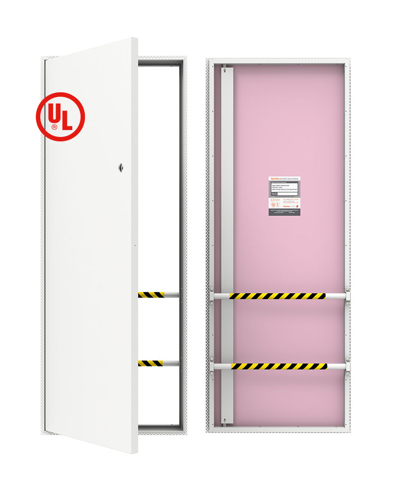 INTEGRA 4000 Series UL Certified riser doors for access to services concealed within the riser shaft of the building