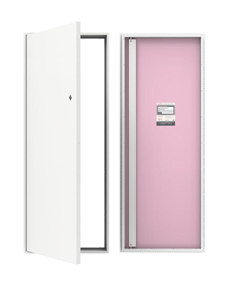 2hr fire rated double riser door from Profab Access